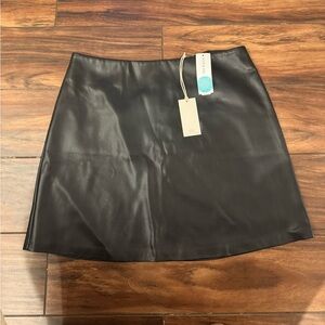 Faux Leather Mini Skirt Z Supply